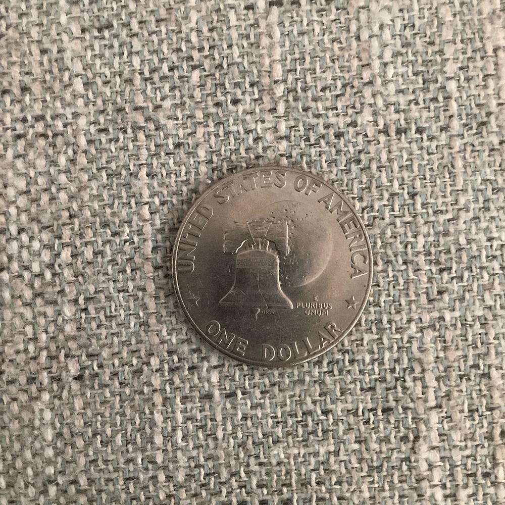 Bicentennial Eisenhower Dollar Coin - Picture 2 of 2